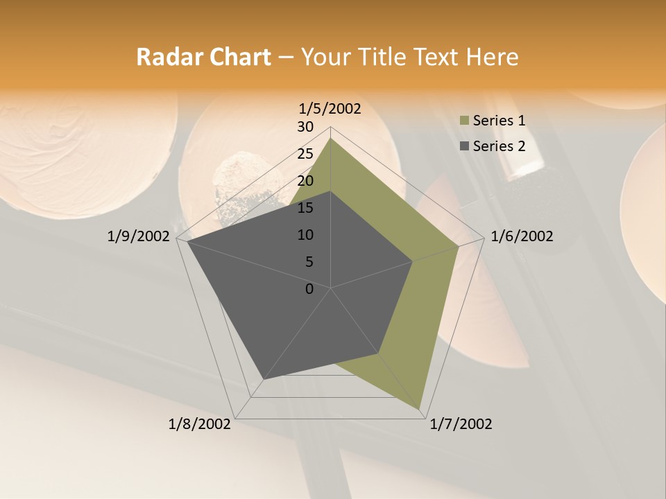 Cosmetic Products Tools Beige PowerPoint Template