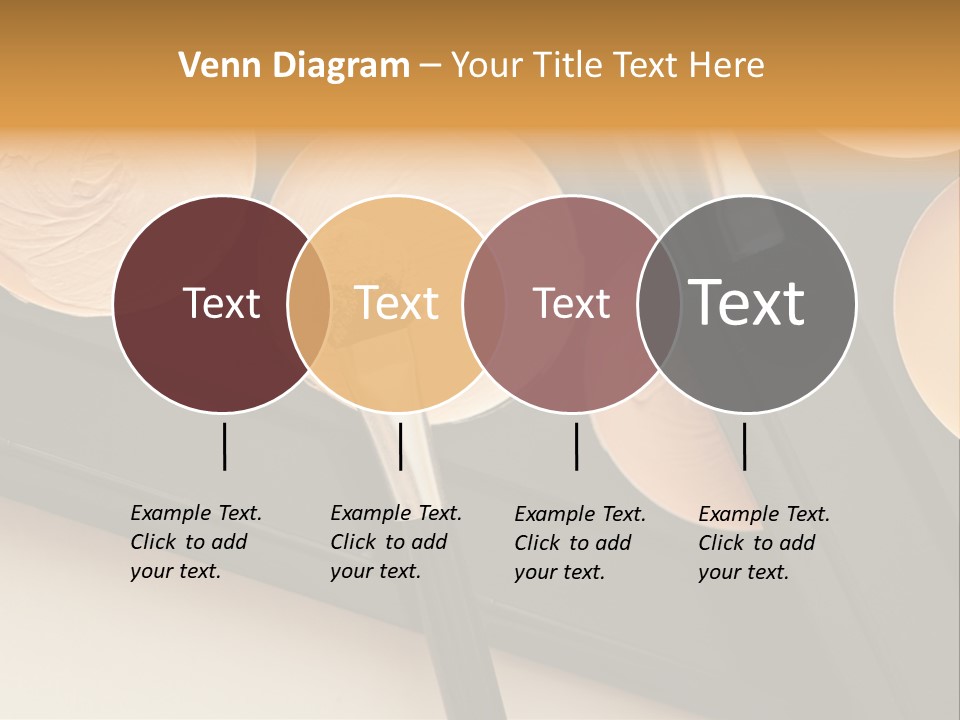 Cosmetic Products Tools Beige PowerPoint Template