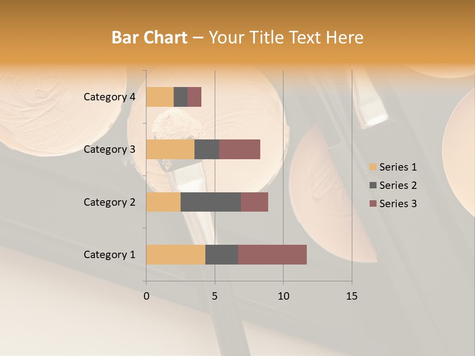 Cosmetic Products Tools Beige PowerPoint Template