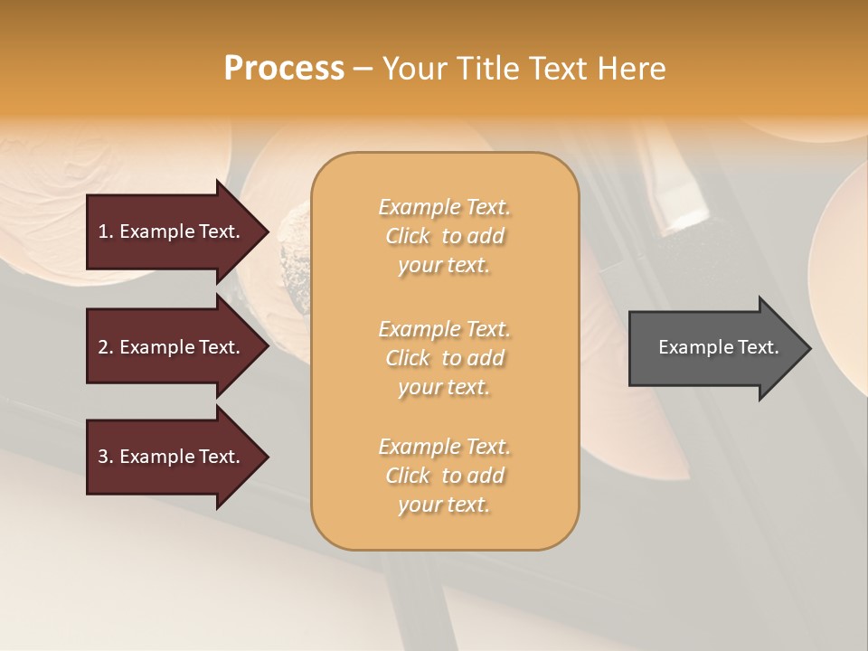 Cosmetic Products Tools Beige PowerPoint Template