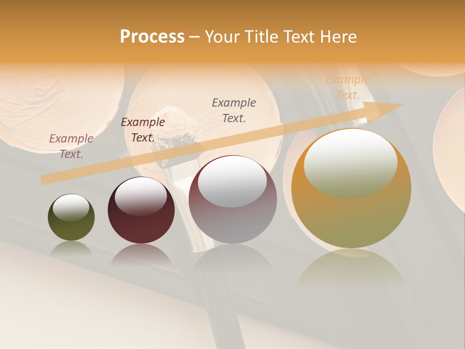 Cosmetic Products Tools Beige PowerPoint Template