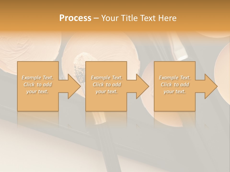 Cosmetic Products Tools Beige PowerPoint Template