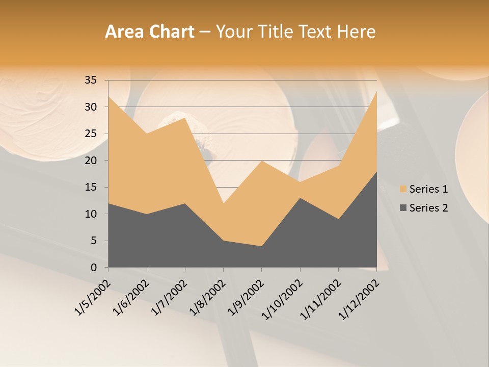 Cosmetic Products Tools Beige PowerPoint Template