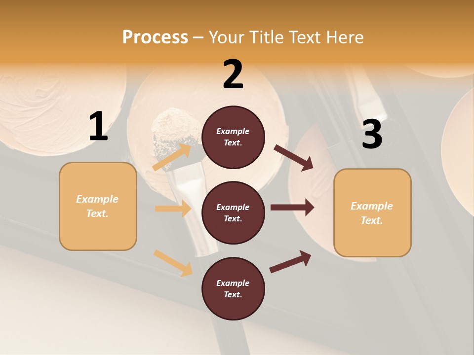 Cosmetic Products Tools Beige PowerPoint Template