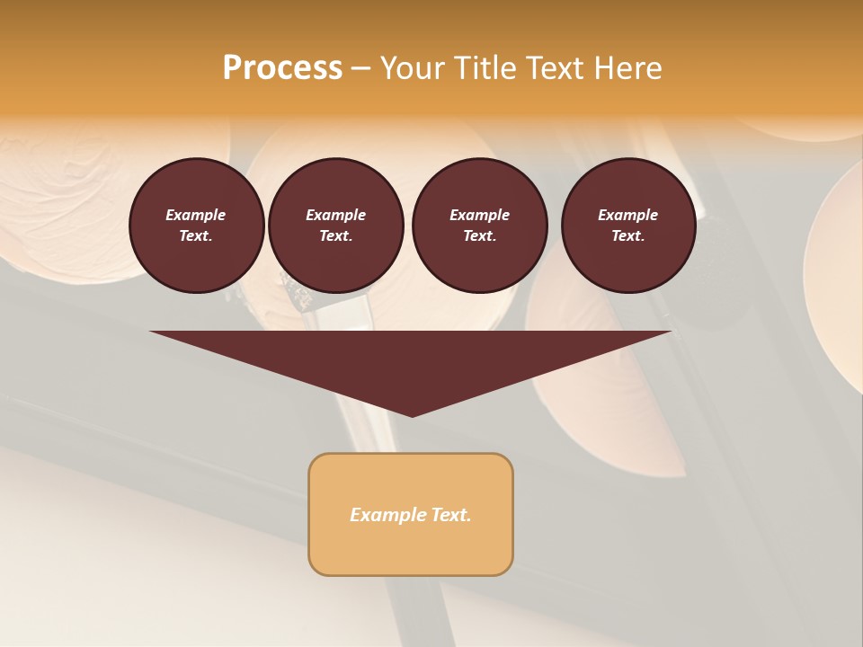 Cosmetic Products Tools Beige PowerPoint Template