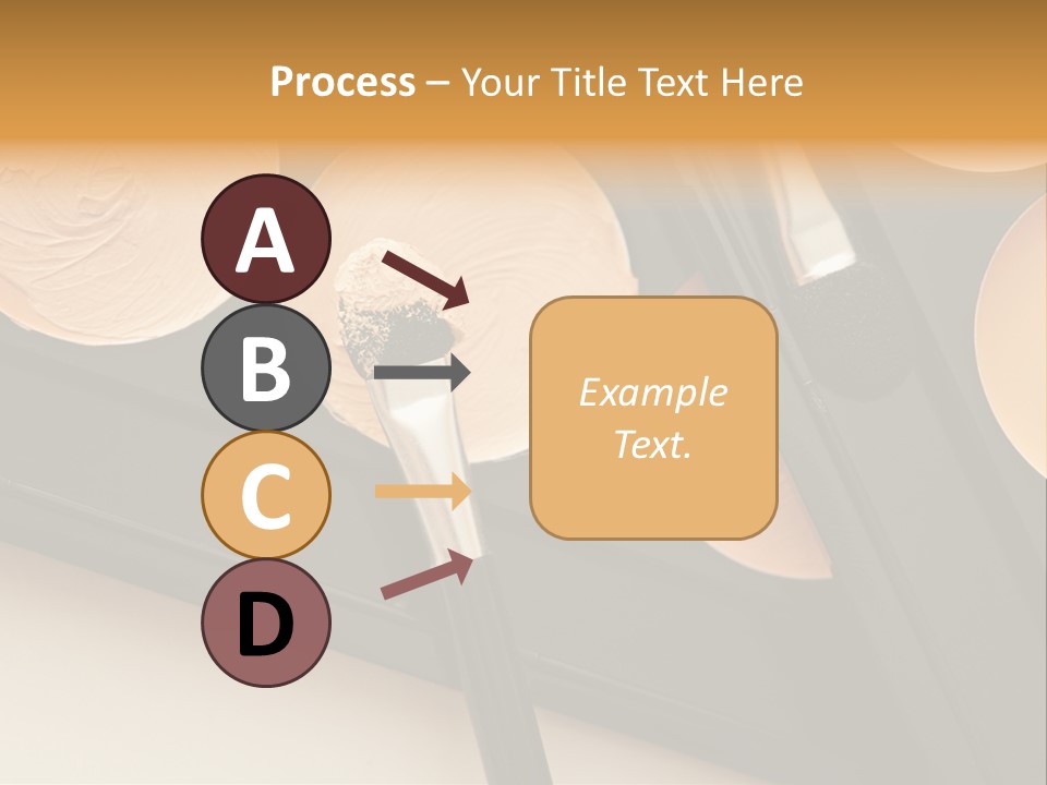 Cosmetic Products Tools Beige PowerPoint Template