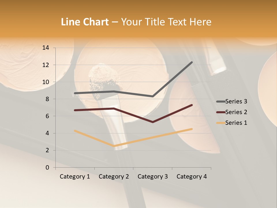 Cosmetic Products Tools Beige PowerPoint Template