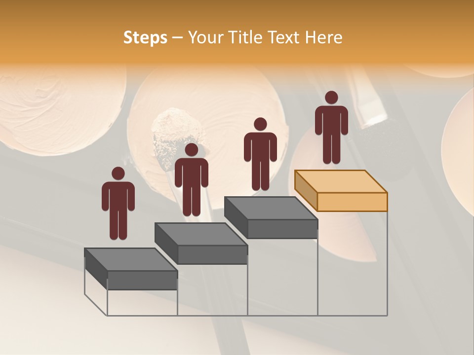 Cosmetic Products Tools Beige PowerPoint Template