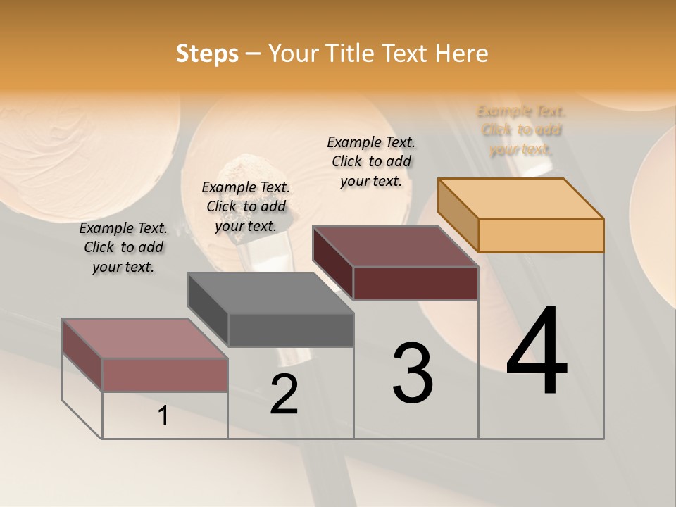Cosmetic Products Tools Beige PowerPoint Template