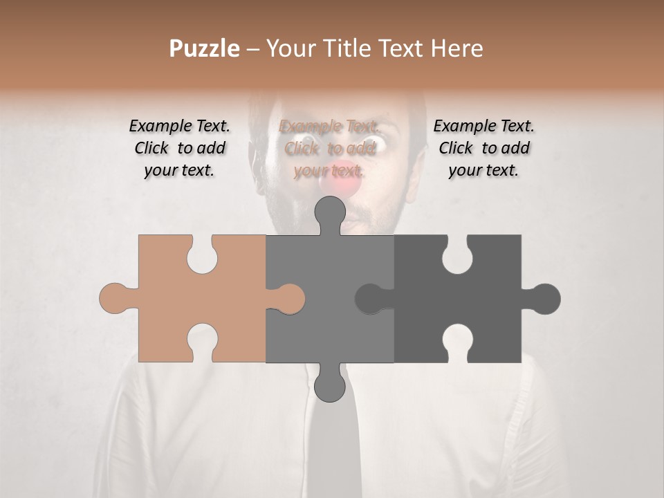 Liar Man Seriousness PowerPoint Template