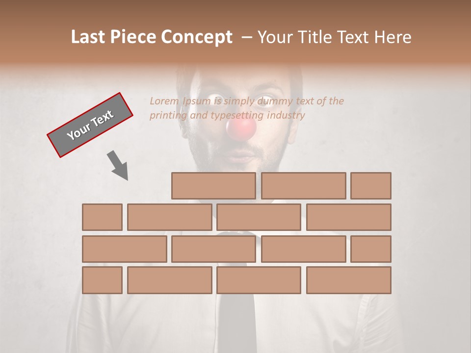 Liar Man Seriousness PowerPoint Template