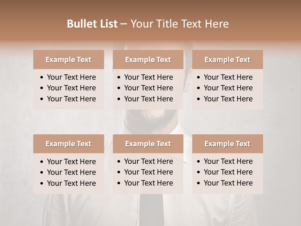 Liar Man Seriousness PowerPoint Template