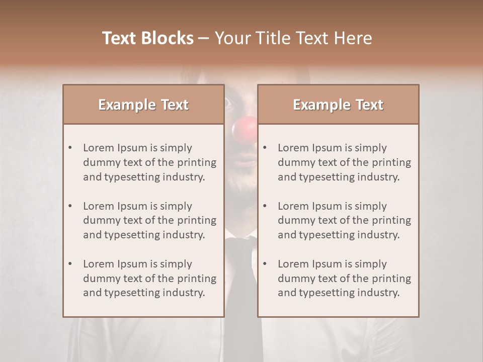 Liar Man Seriousness PowerPoint Template