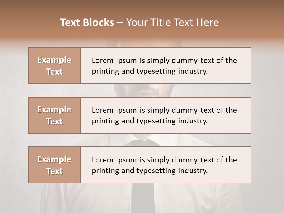 Liar Man Seriousness PowerPoint Template