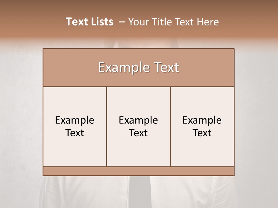 Liar Man Seriousness PowerPoint Template