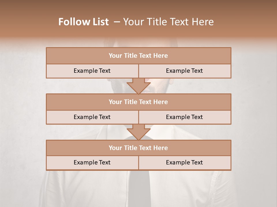 Liar Man Seriousness PowerPoint Template