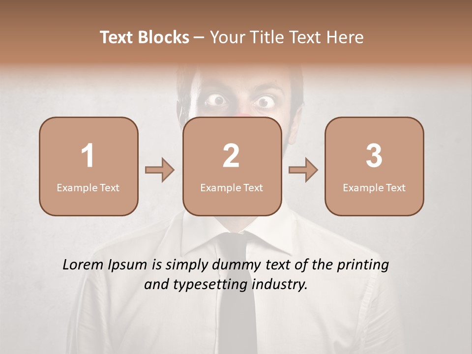 Liar Man Seriousness PowerPoint Template