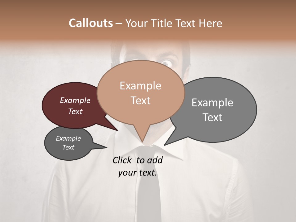 Liar Man Seriousness PowerPoint Template