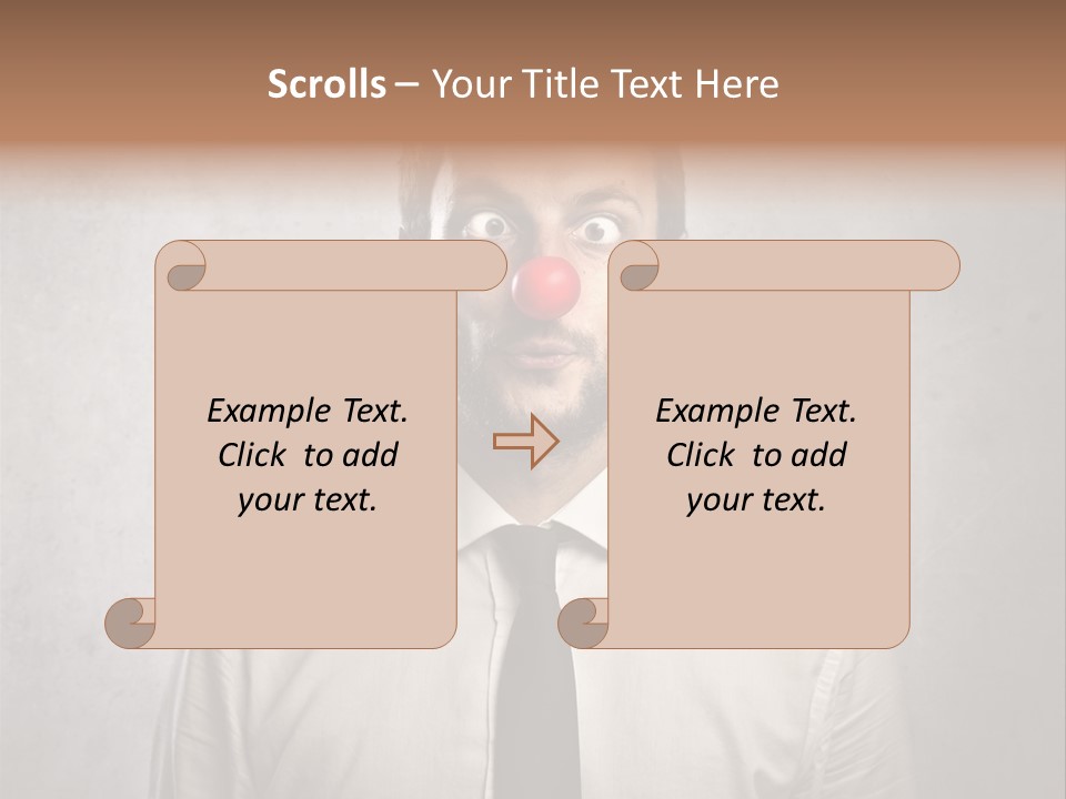 Liar Man Seriousness PowerPoint Template