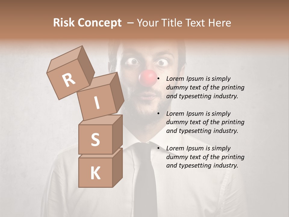 Liar Man Seriousness PowerPoint Template