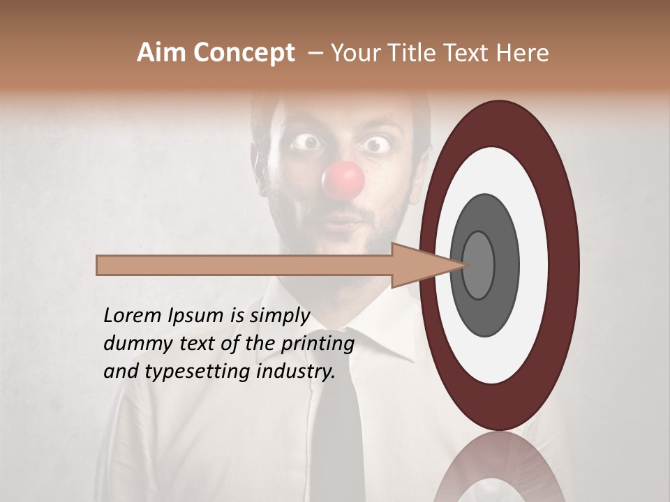 Liar Man Seriousness PowerPoint Template