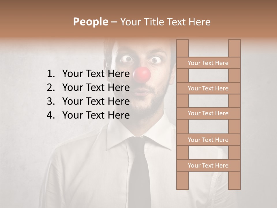 Liar Man Seriousness PowerPoint Template