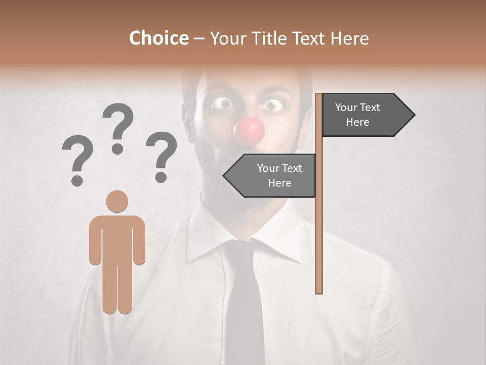 Liar Man Seriousness PowerPoint Template