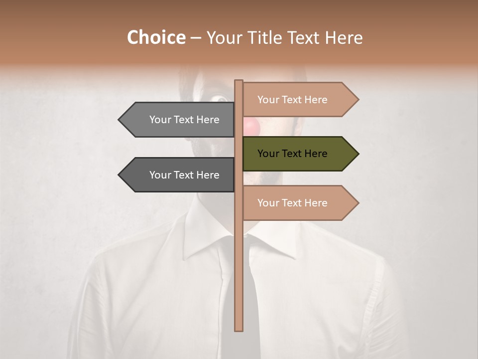 Liar Man Seriousness PowerPoint Template