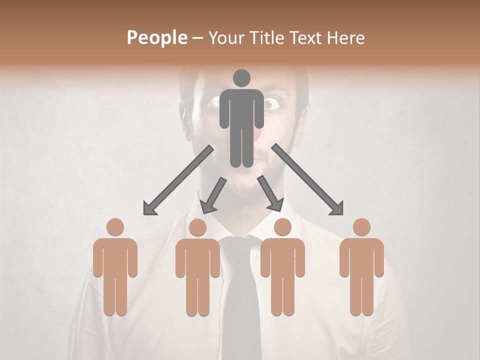 Liar Man Seriousness PowerPoint Template