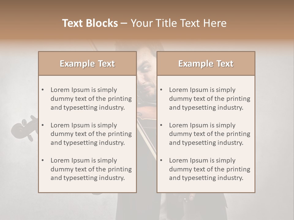 Job Lesson Work PowerPoint Template