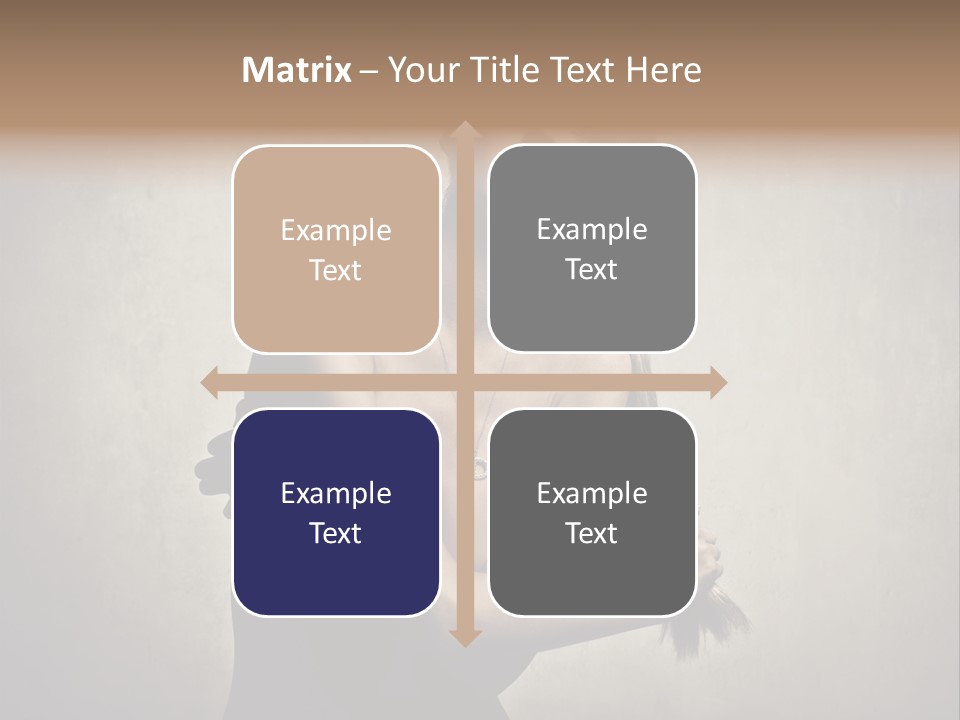 Beautiful Fashion Girl PowerPoint Template