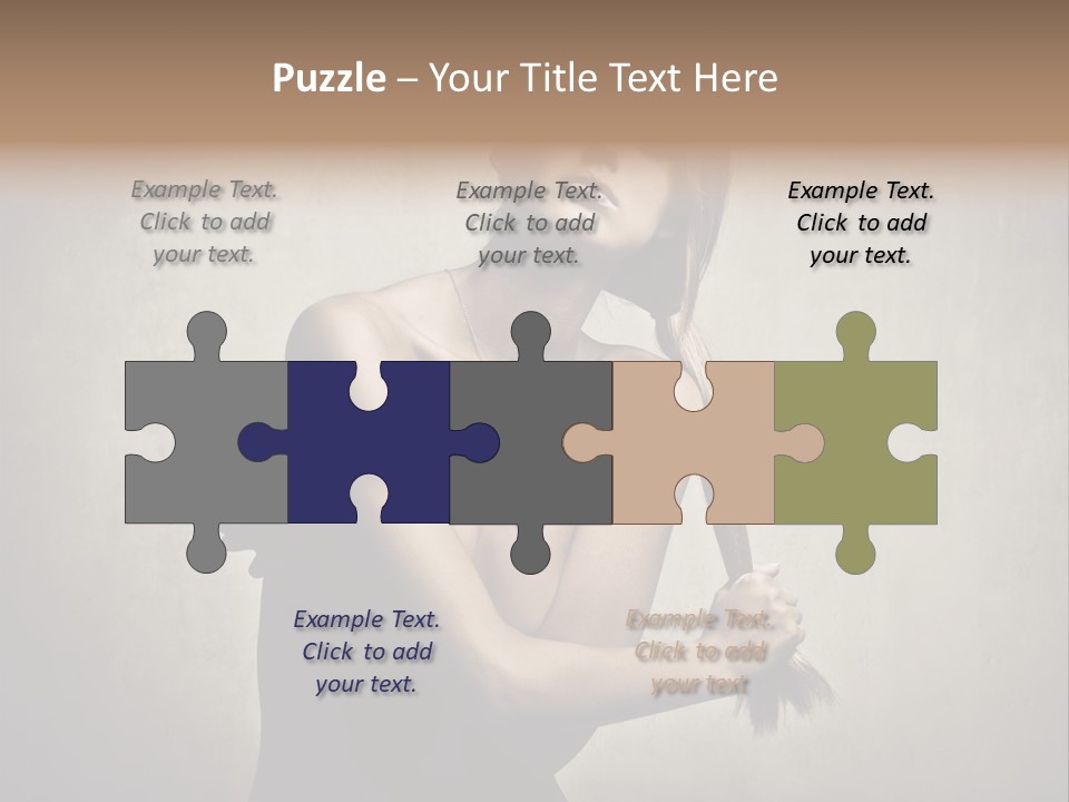 Beautiful Fashion Girl PowerPoint Template