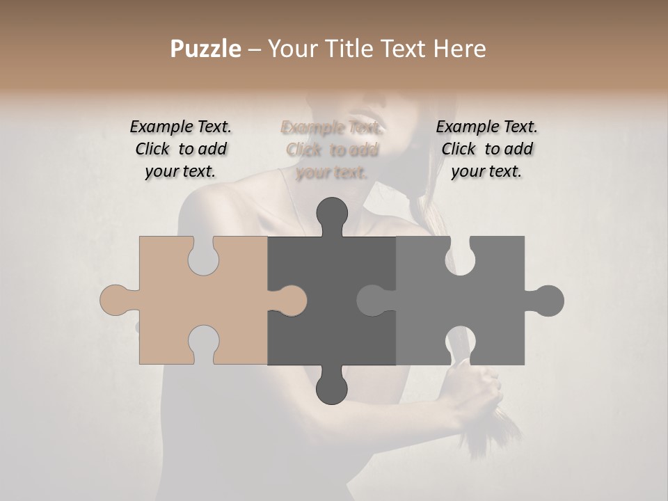 Beautiful Fashion Girl PowerPoint Template