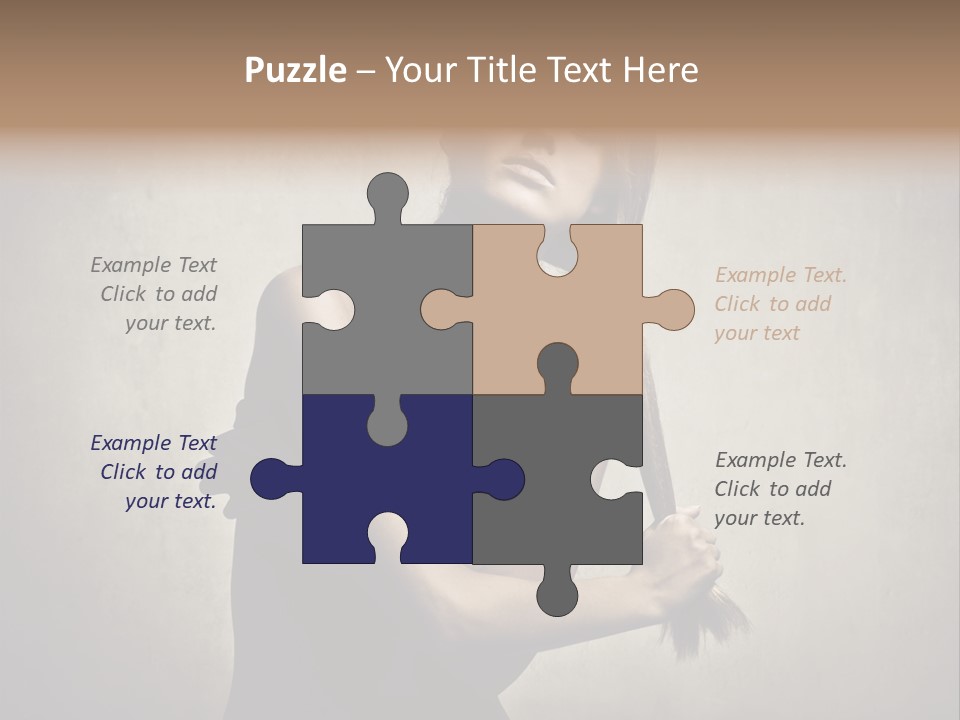 Beautiful Fashion Girl PowerPoint Template