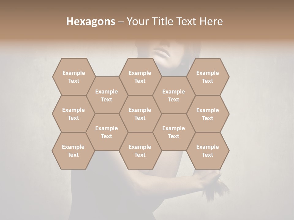 Beautiful Fashion Girl PowerPoint Template