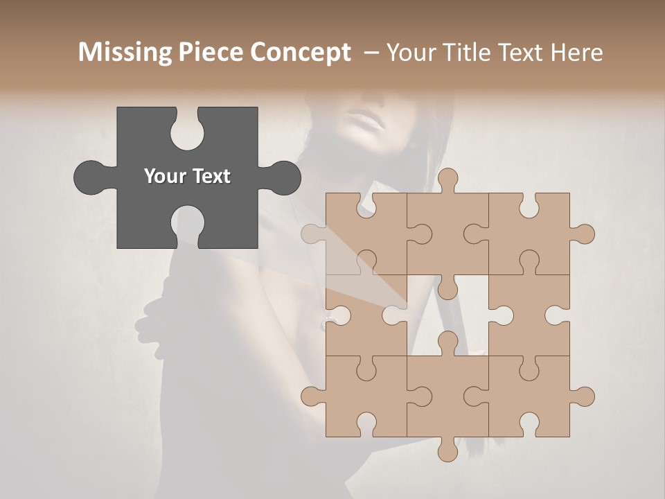 Beautiful Fashion Girl PowerPoint Template