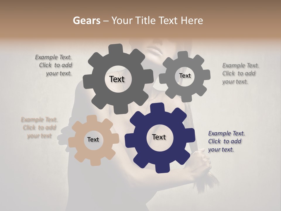 Beautiful Fashion Girl PowerPoint Template