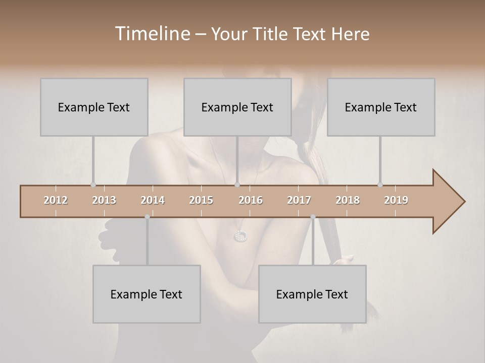 Beautiful Fashion Girl PowerPoint Template