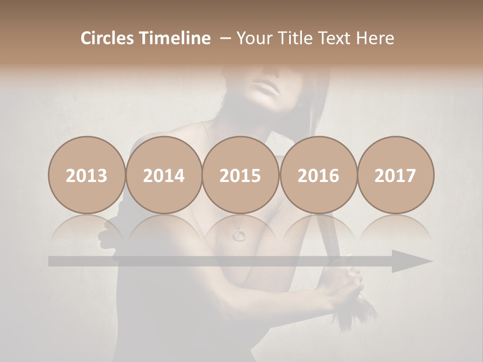 Beautiful Fashion Girl PowerPoint Template