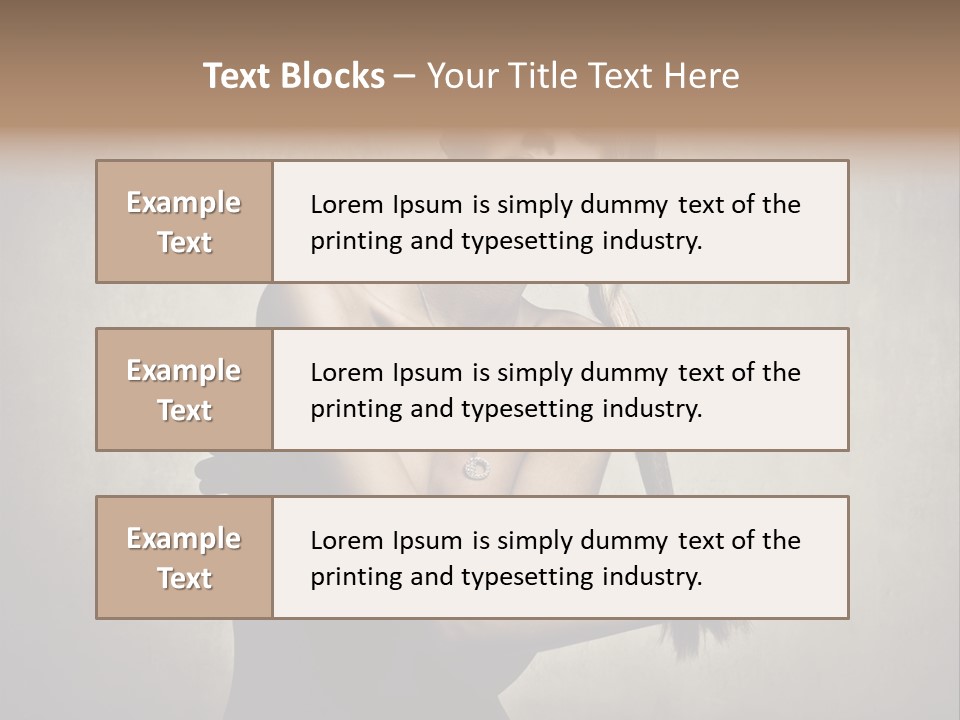 Beautiful Fashion Girl PowerPoint Template