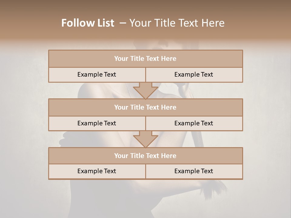 Beautiful Fashion Girl PowerPoint Template