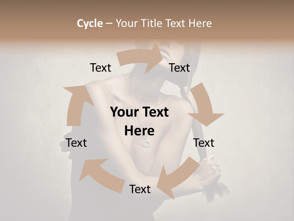 Beautiful Fashion Girl PowerPoint Template