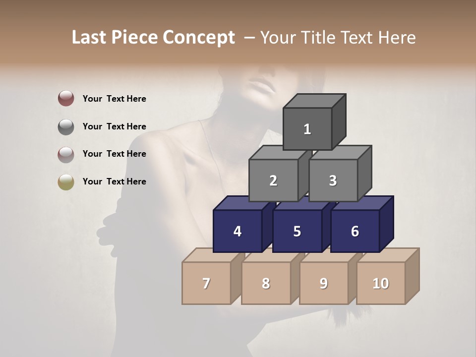 Beautiful Fashion Girl PowerPoint Template