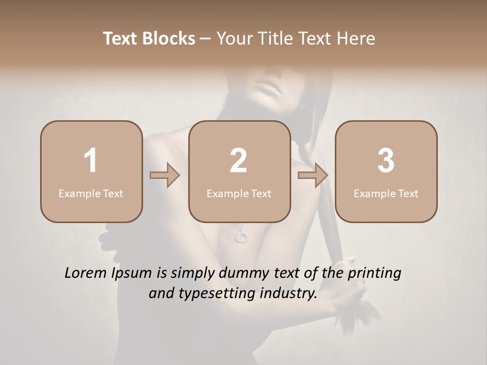 Beautiful Fashion Girl PowerPoint Template