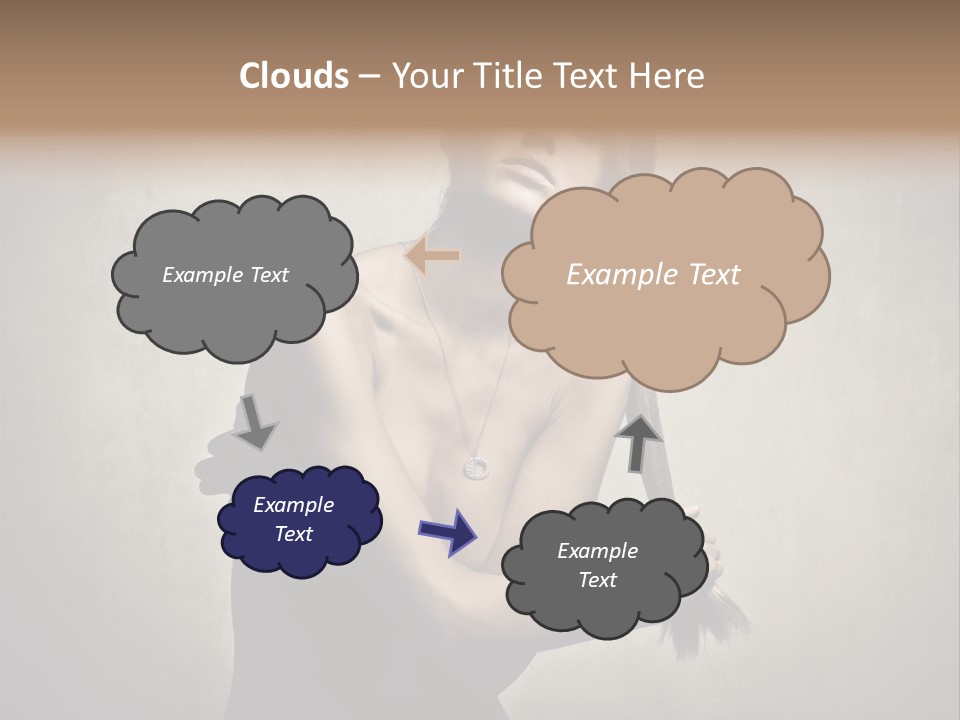 Beautiful Fashion Girl PowerPoint Template