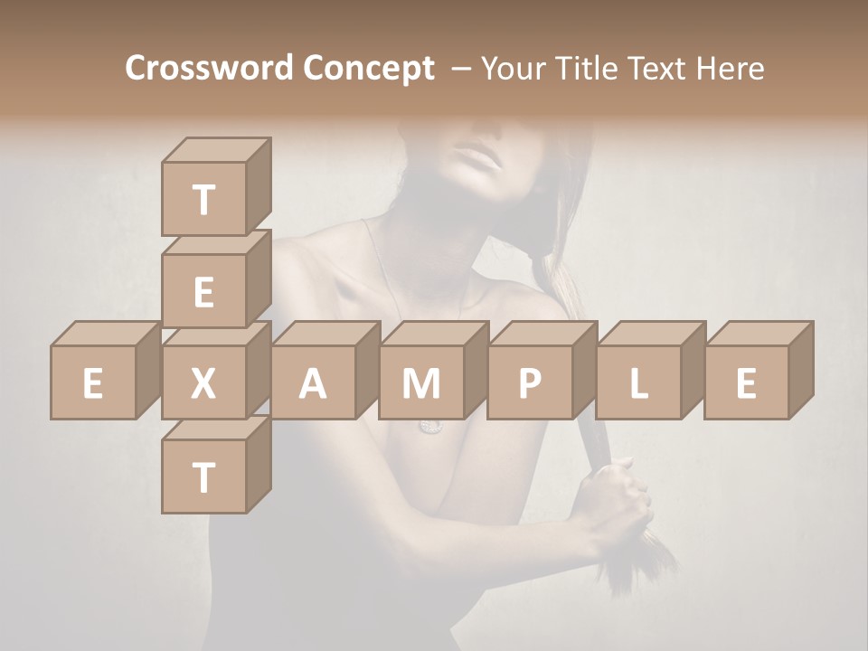 Beautiful Fashion Girl PowerPoint Template