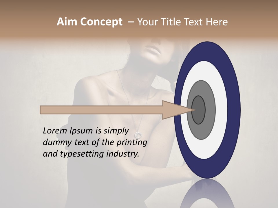 Beautiful Fashion Girl PowerPoint Template