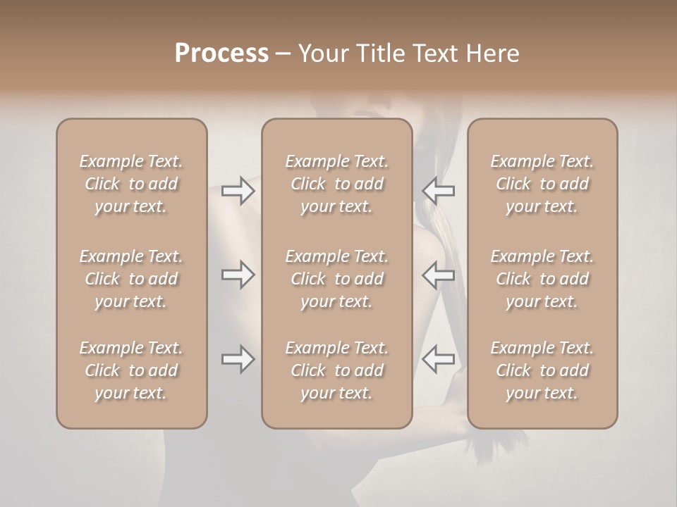Beautiful Fashion Girl PowerPoint Template