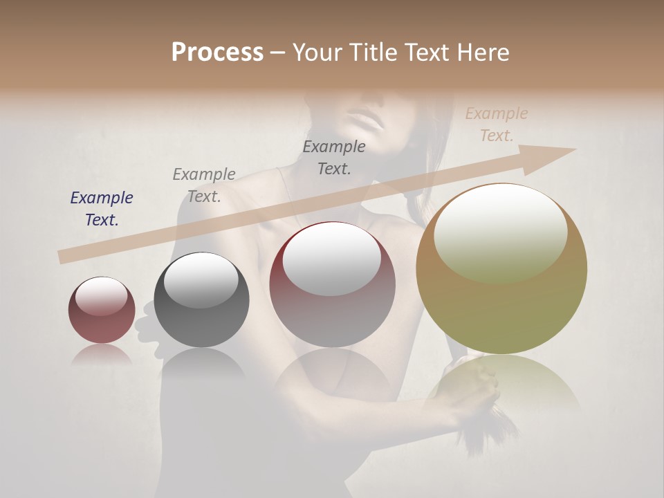 Beautiful Fashion Girl PowerPoint Template