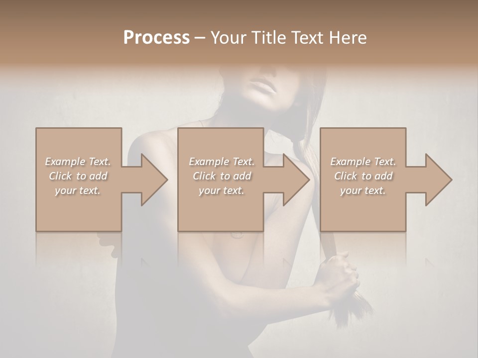 Beautiful Fashion Girl PowerPoint Template